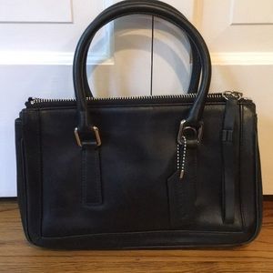 Black small Coach handbag